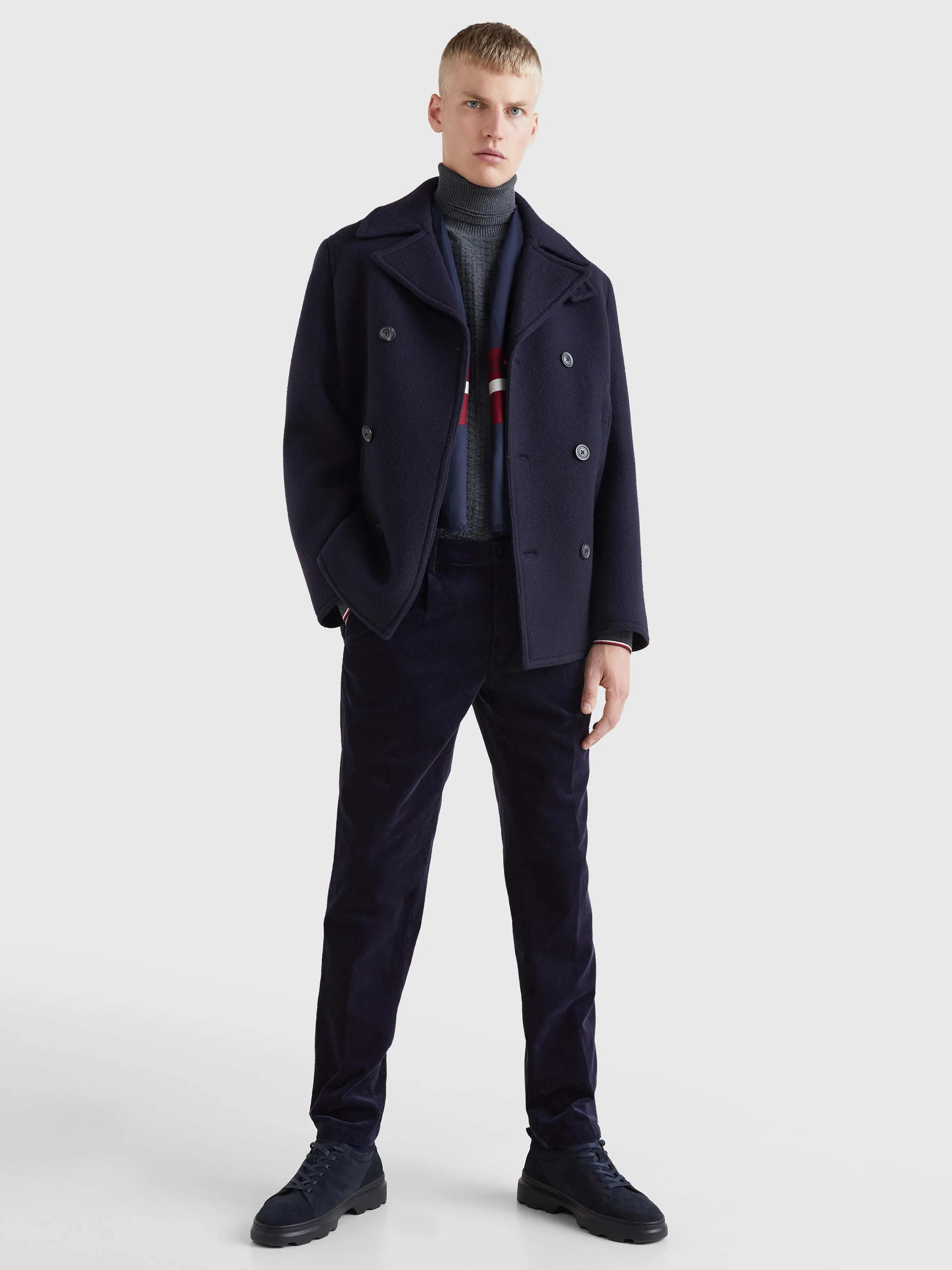 Double Breasted Peacoat | Coats & Jackets | Tommy Hilfiger