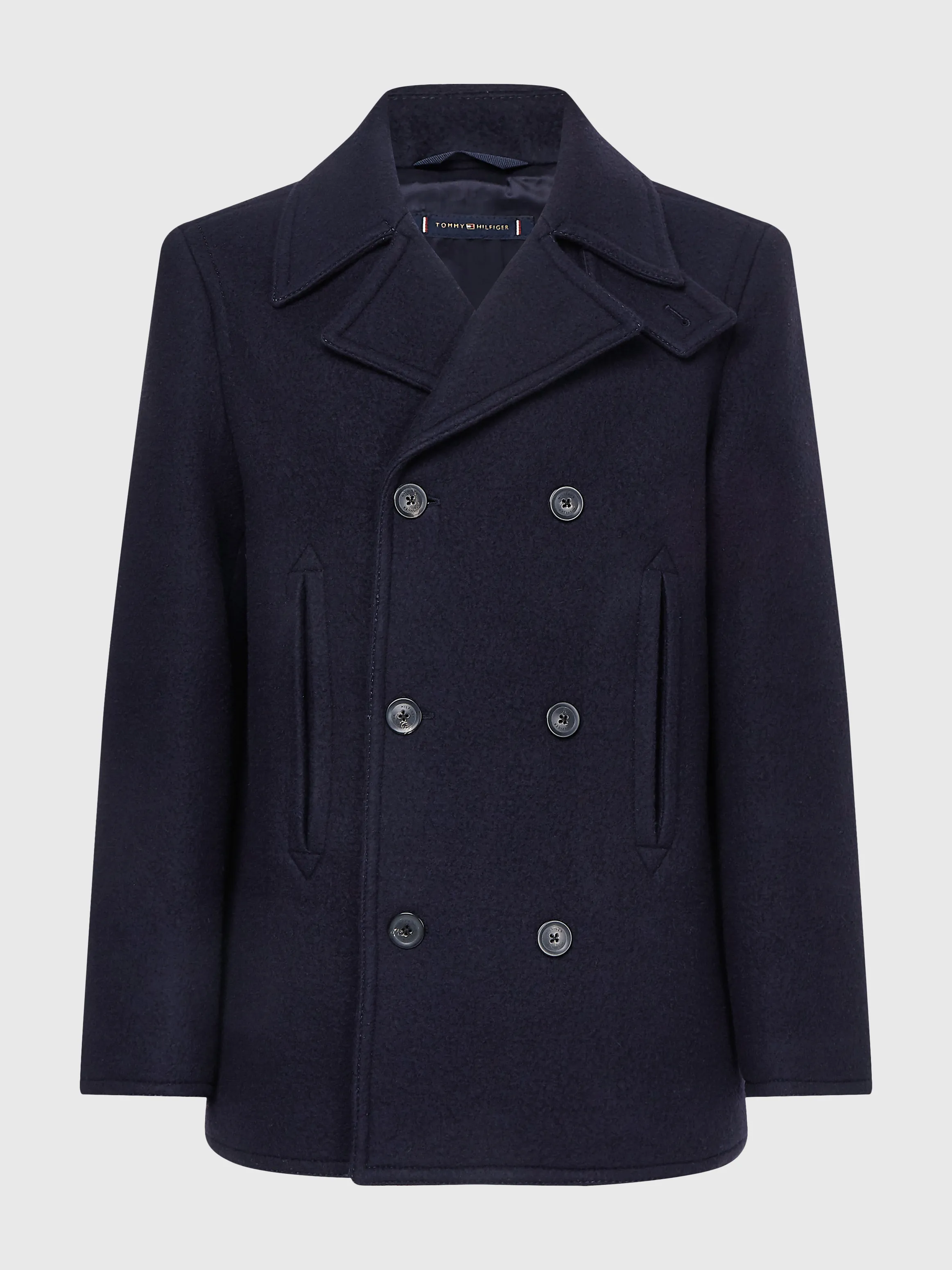 Double Breasted Peacoat | Coats & Jackets | Tommy Hilfiger