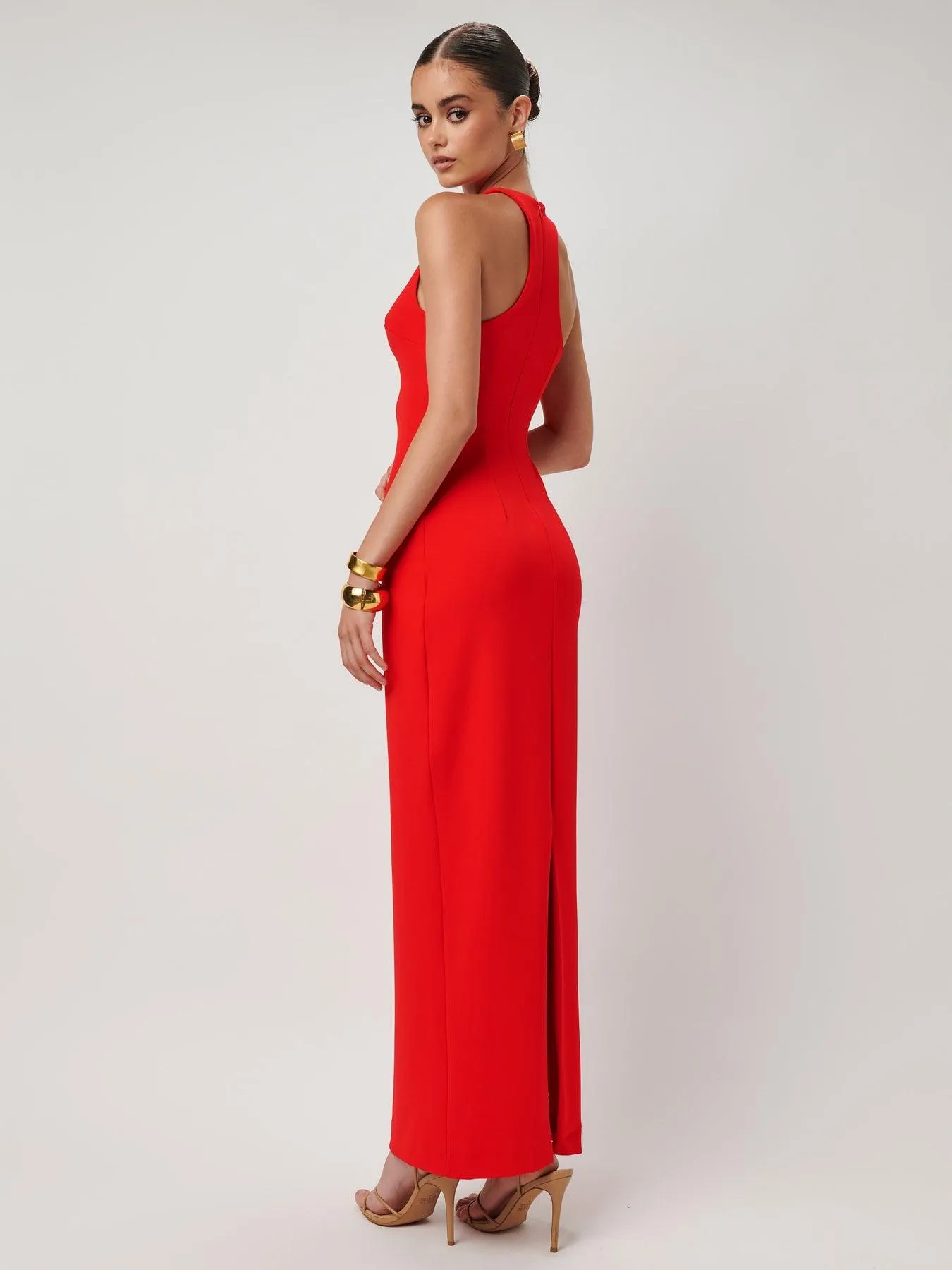 Eiza Gown - Cherry Red