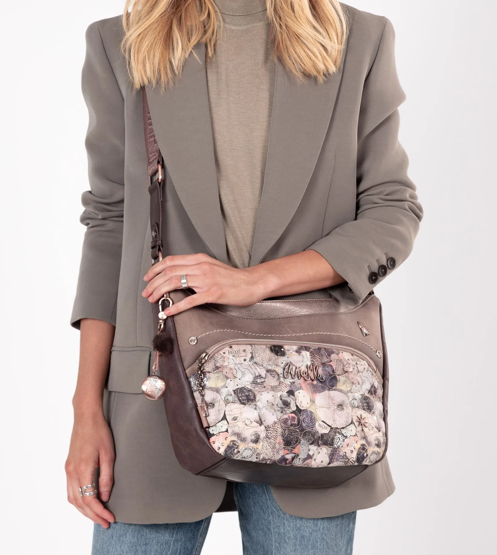 Elegant large universe crossbody bag