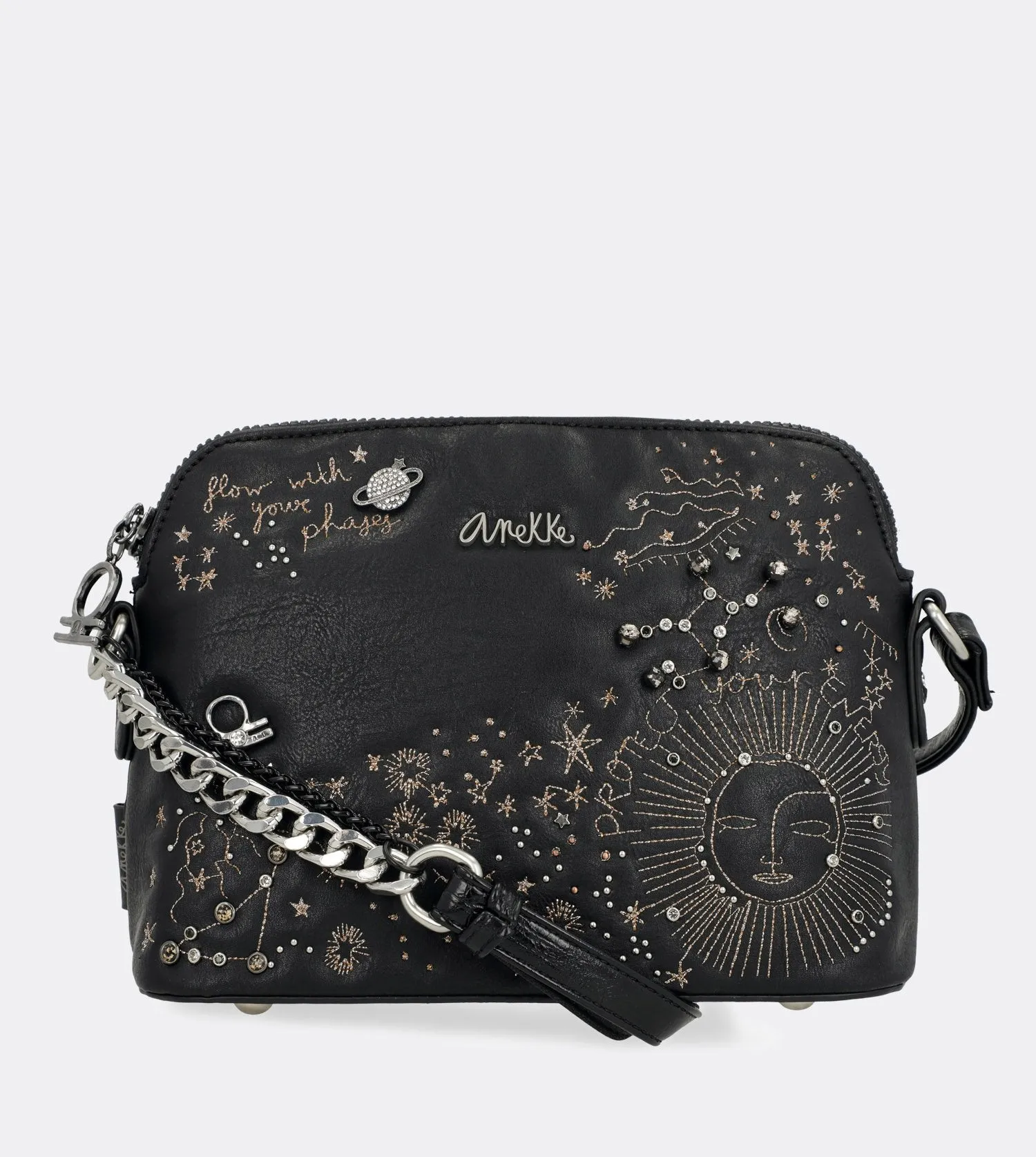 Exquisite spirit crossbody bag with a chain strap