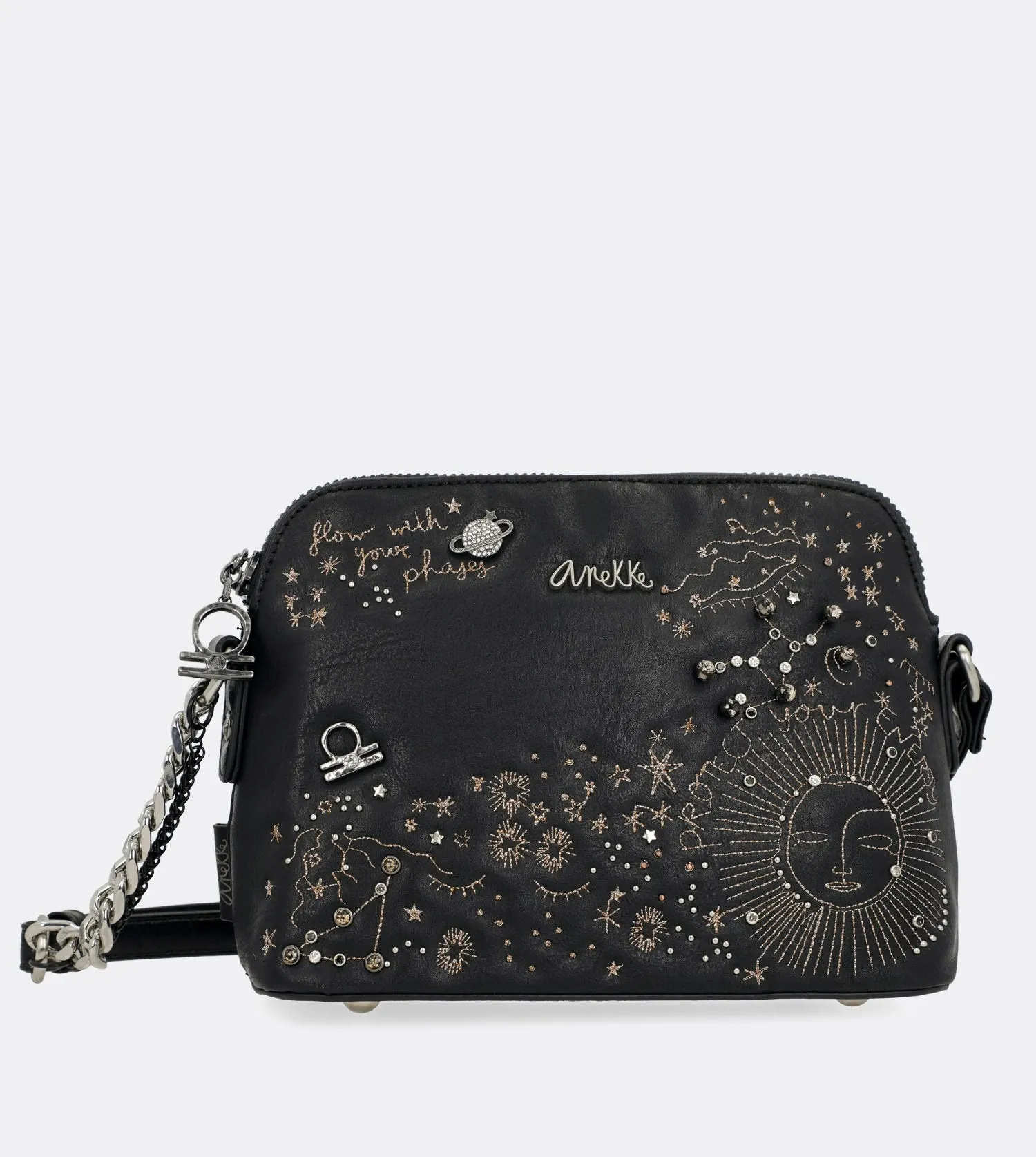 Exquisite spirit crossbody bag with a chain strap