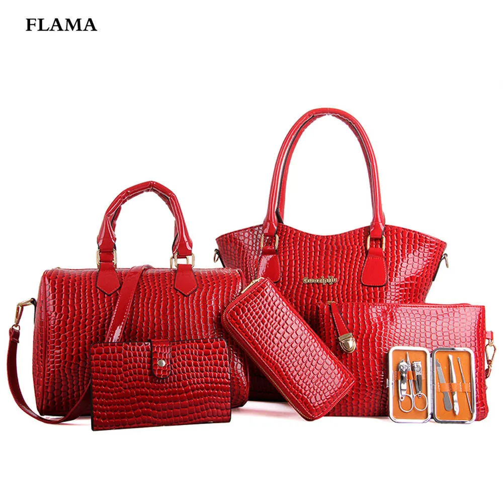 Famous6pcs Women bag Hbag crossbody Shoulder Bag designer women messenger bags Lady Tote luxury hbags