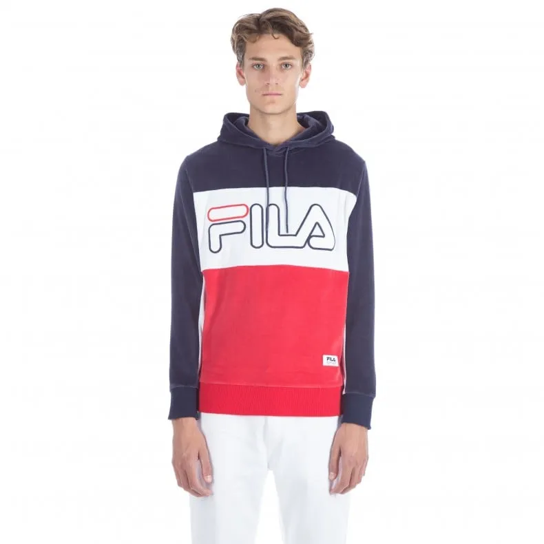 FILA Black Line Baggio Hooded Sweatshirt (Peacoat)