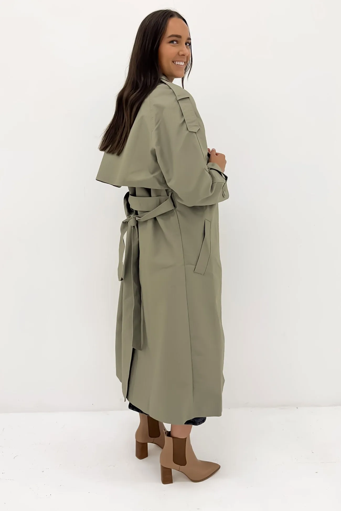 Frieda Trench Pewter