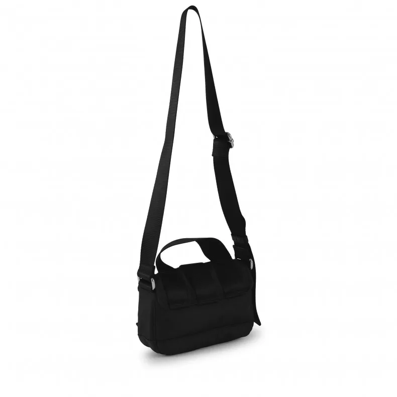 GANNI Recycled Tech Mini Satchel (Black)