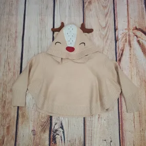 Giftcraft Brown Reindeer Poncho