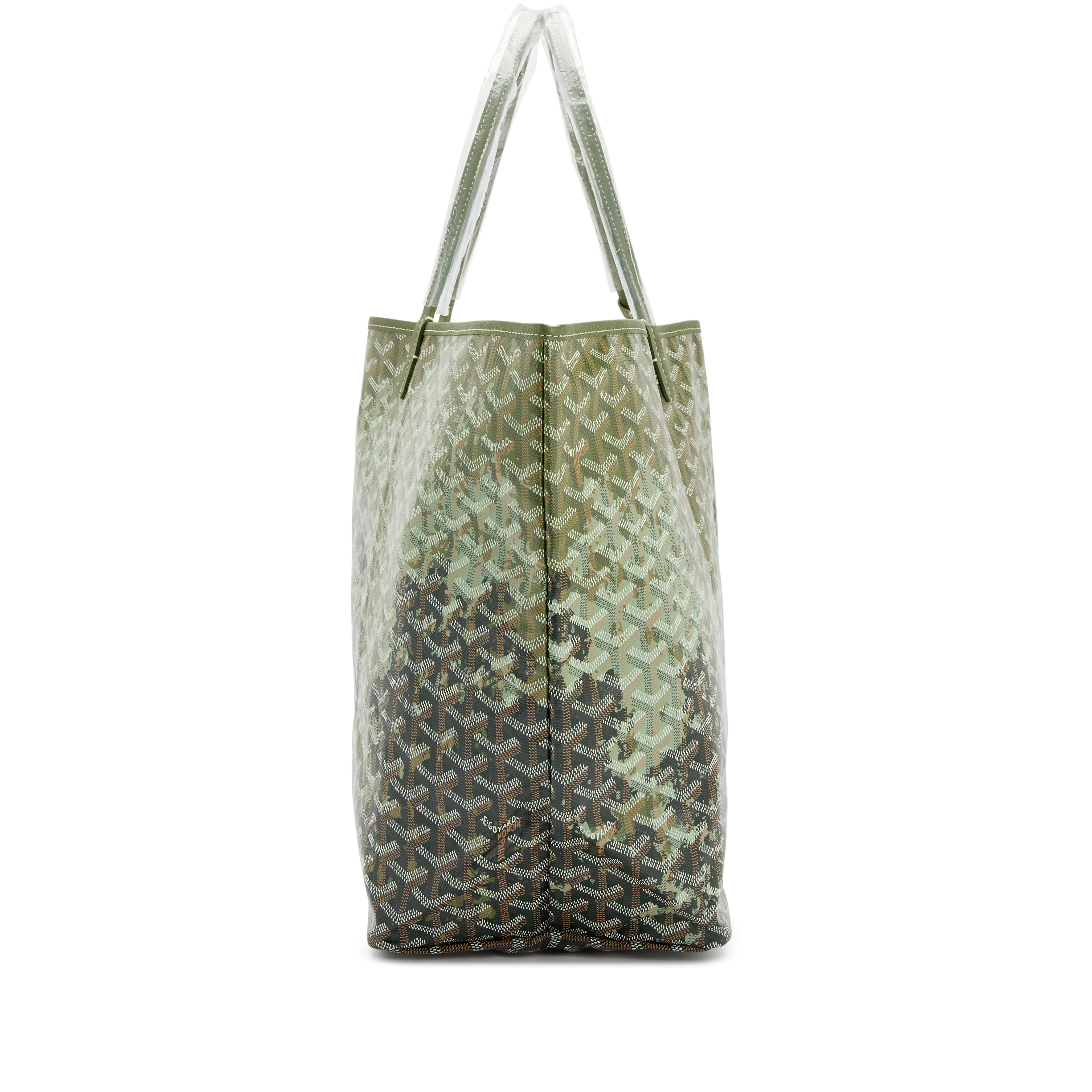 Goyard Canopee Green Goyardine Canvas and Chevroches Calfskin Saint Louis GM Tote, 2023