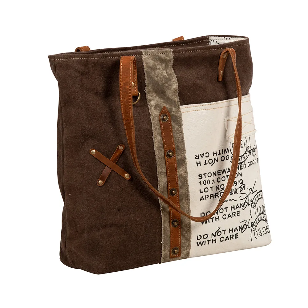 Graded Cotton Farmland Tote Bag