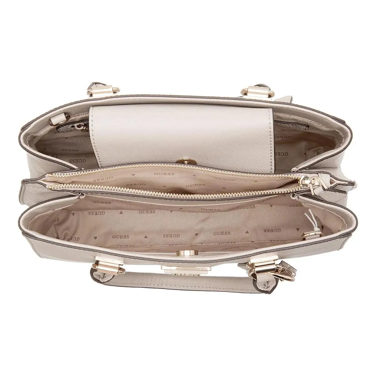 Guess  Noelle Girlfriend Satchel Taupe