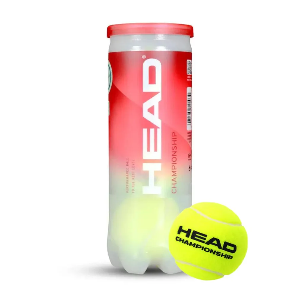 Head Championship Tennis Balls (Lime Yellow) (24 Cans)