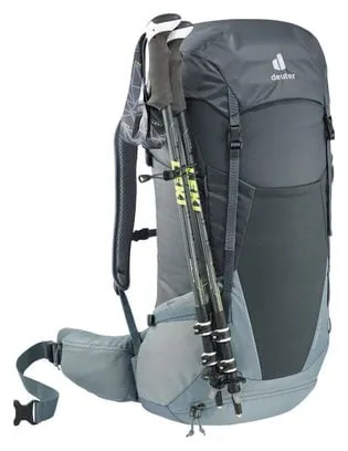 Hiking Bag Deuter Futura 34 EL Gray Blue Long Back