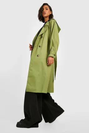 Hooded Trench Coat