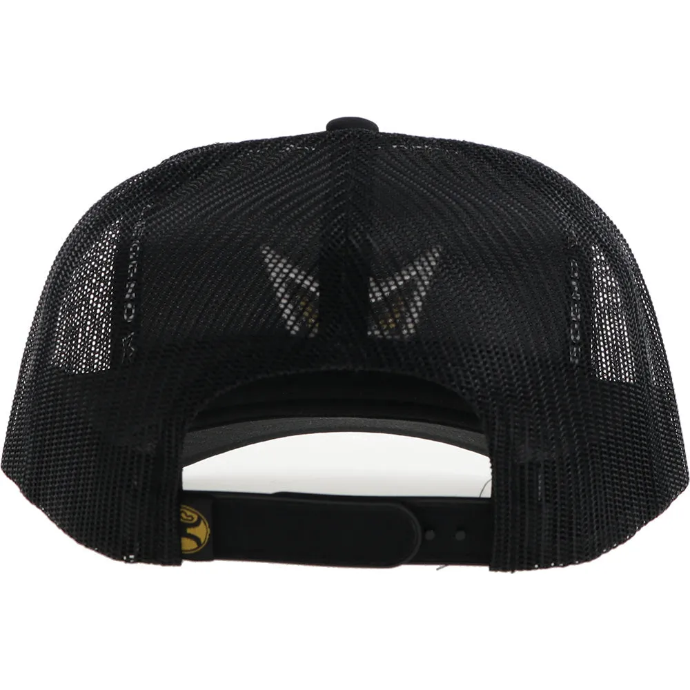 HOOEY SAGE KIMZEY BLACK W/ WHITE & YELLOW LOGO HAT