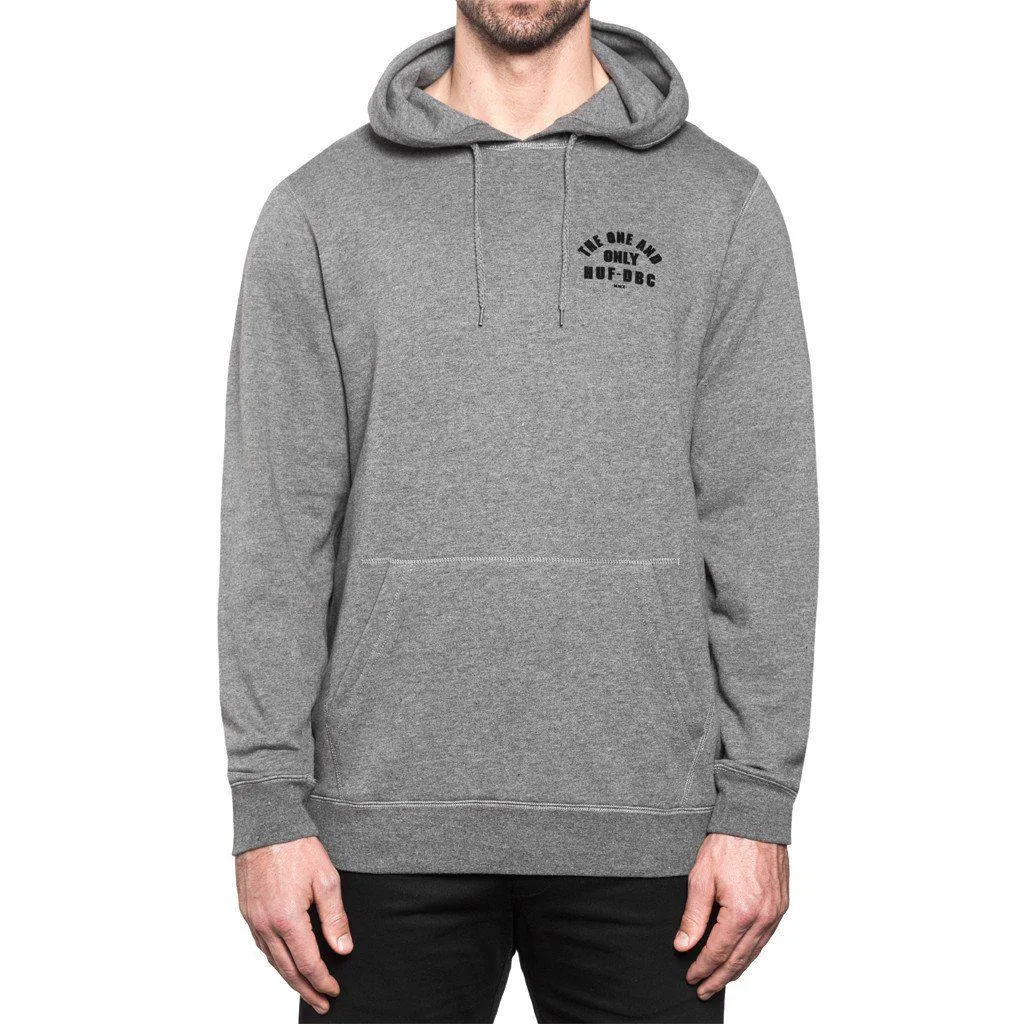 HUF CHIEF PULLOVER HOOD // GREY HEATHER