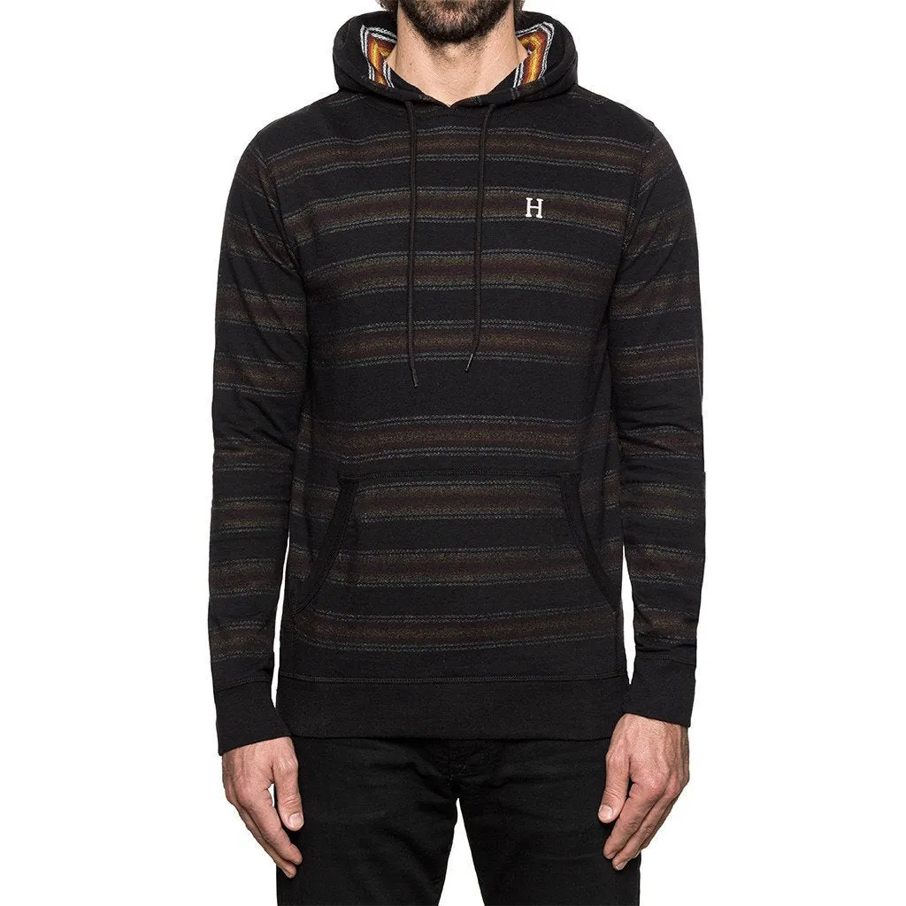 HUF SERAPE PULLOVER HOOD // BLACK