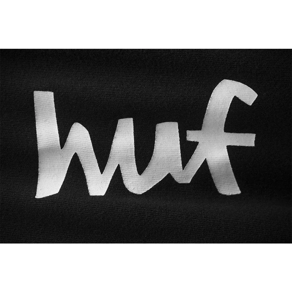 HUF X CHOCOLATE CHUNK WORLDWIDE PULLOVER HOOD // BLACK