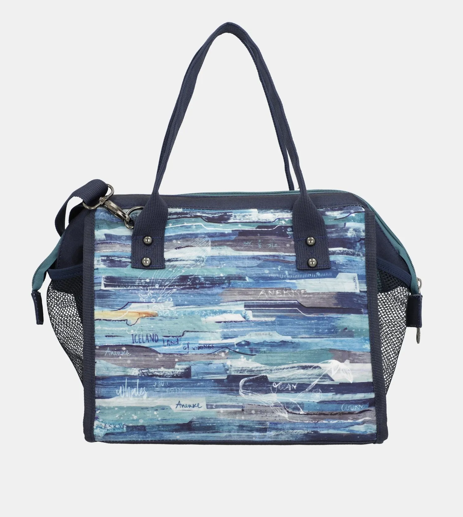 Iceland lunch bag with a crossbody strap