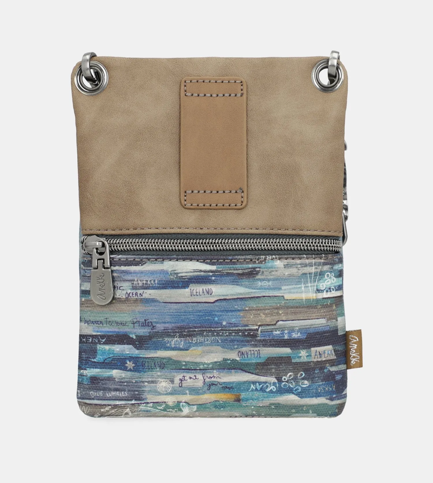 Iceland mini double compartment crossbody bag