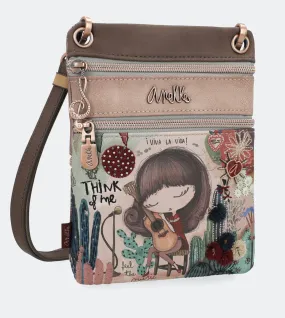 Ixchel Mini crossbody bag with double zip