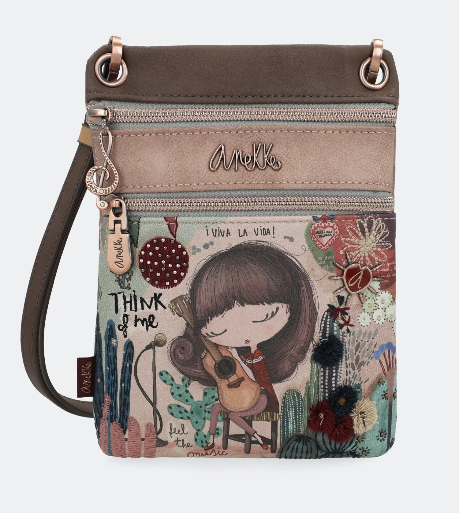 Ixchel Mini crossbody bag with double zip