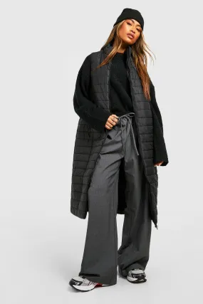 Jackets & Coats | Maxi Funnel Neck Gilet | boohoo