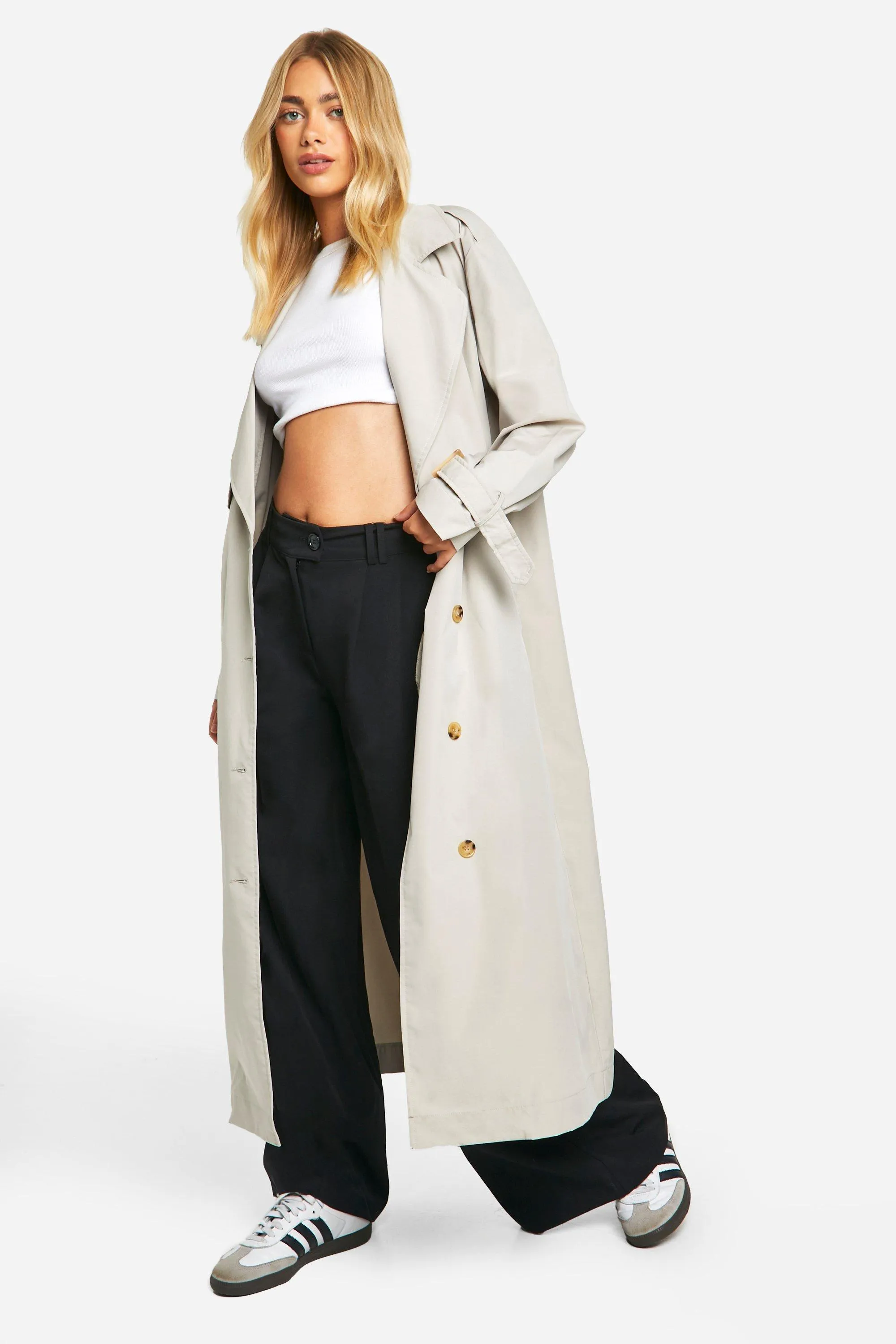 Jackets & Coats | Oversized Midaxi Trench Coat | boohoo