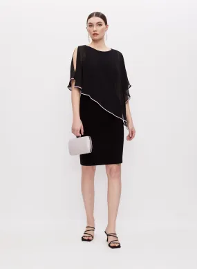 Joseph Ribkoff - Asymmetric Poncho Dress