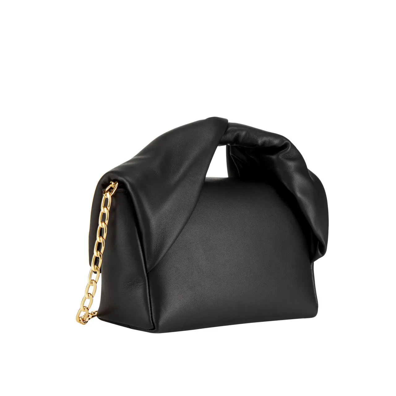 JW ANDERSON Twister Midi Clutch Bag - Black