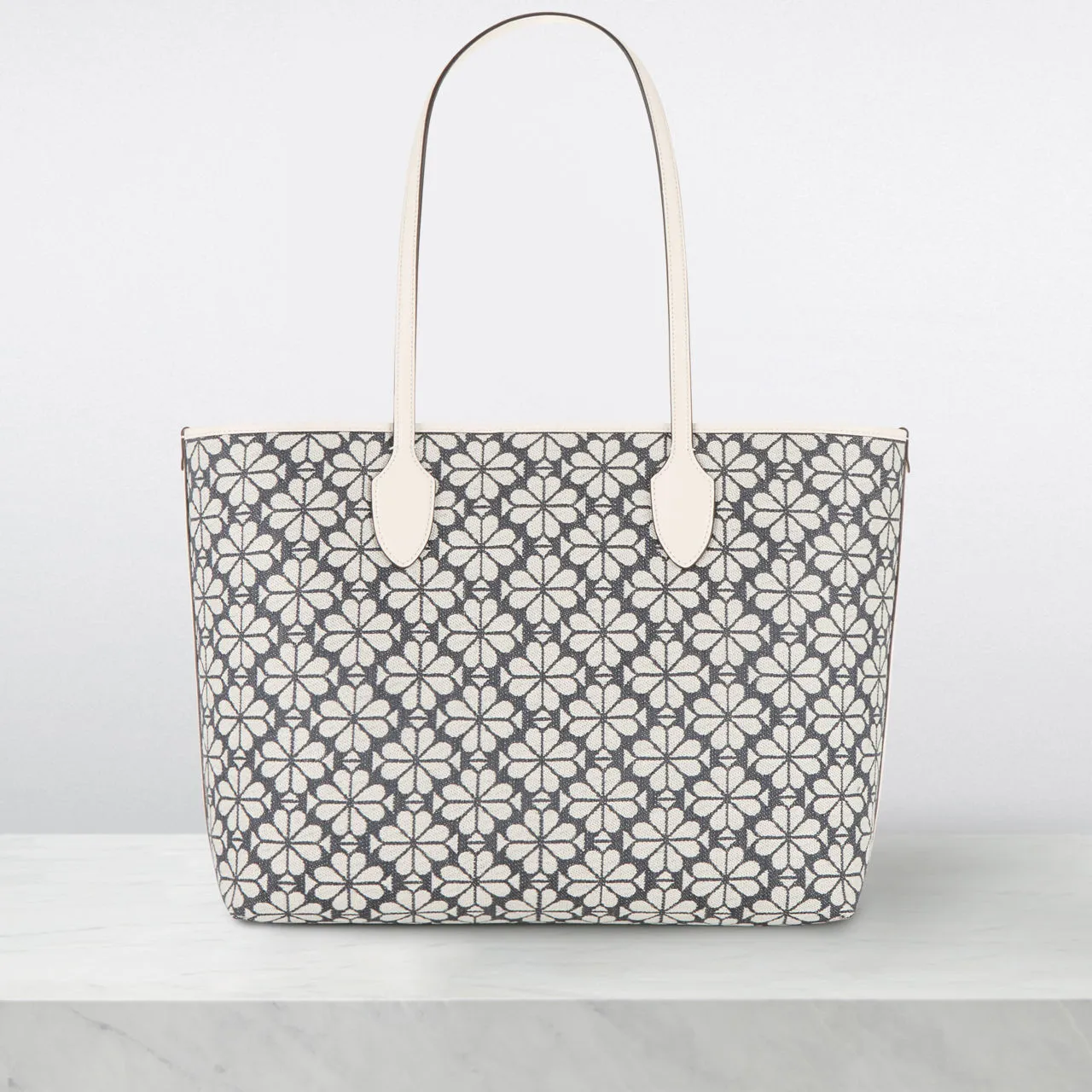 KATE SPADE NEW YORK Bleecker Floral Print Tote - Charcoal Grey Multi