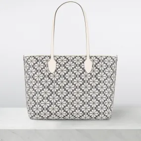 KATE SPADE NEW YORK Bleecker Floral Print Tote - Charcoal Grey Multi