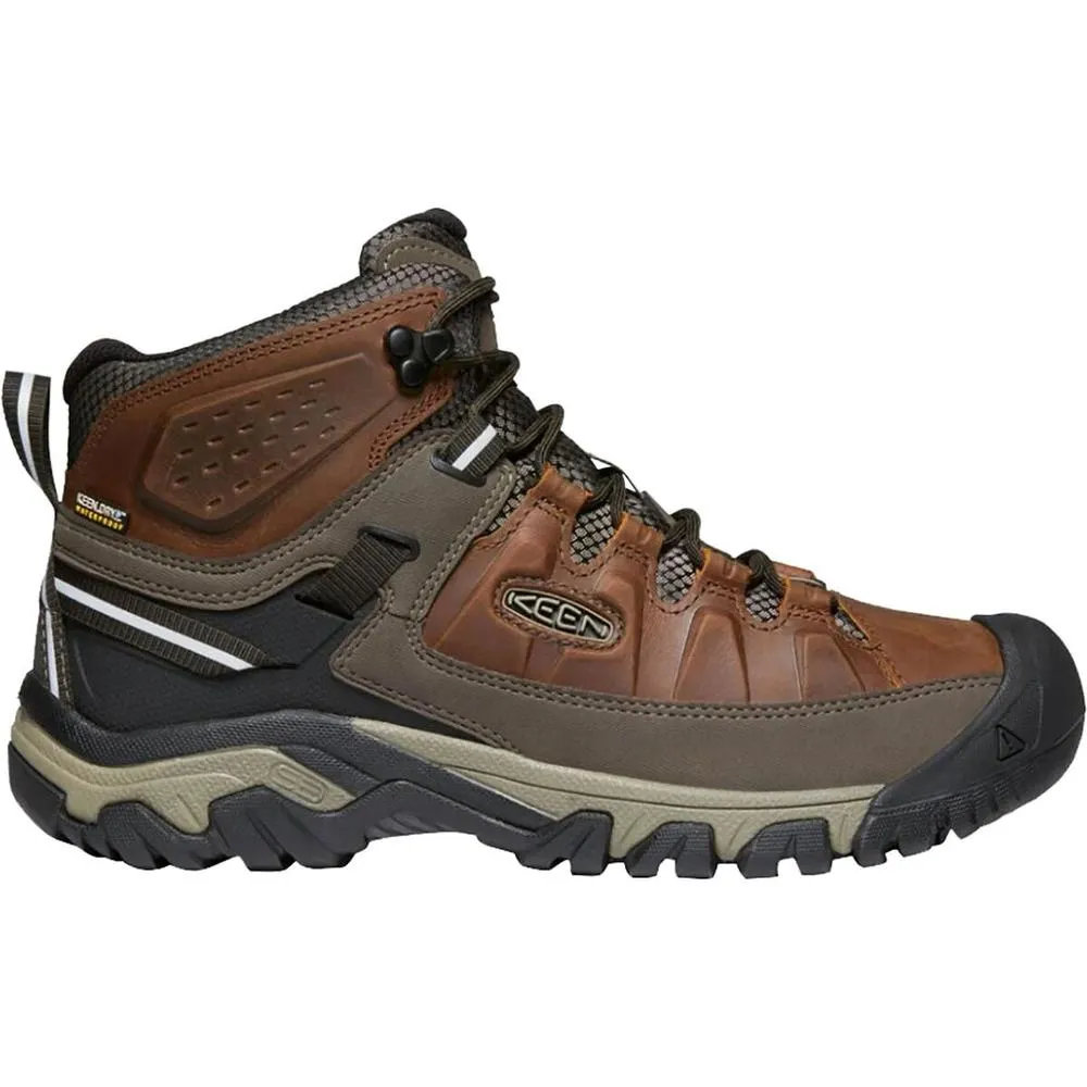 keen targhee iii mid leather waterproof hiking boot - men's