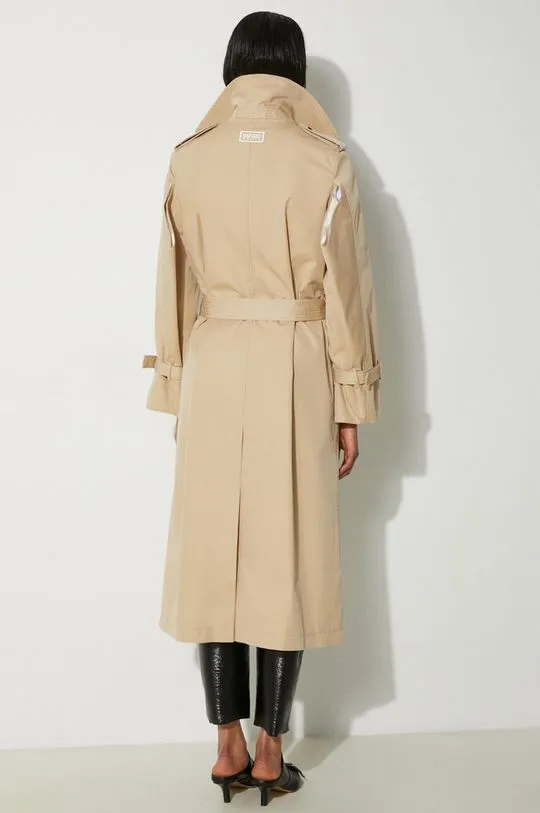 Kenzo trench coat Long Kimono Trench women’s beige color FE62MA2179OI.11