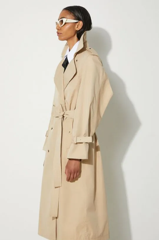 Kenzo trench coat Long Kimono Trench women’s beige color FE62MA2179OI.11