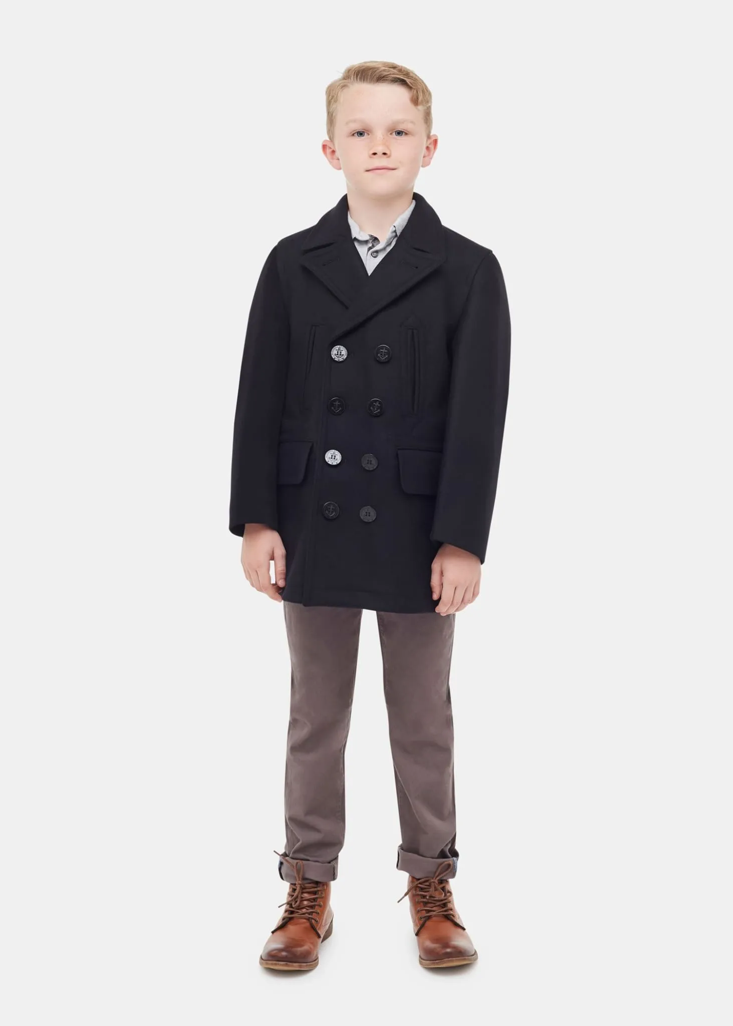 Kids Peacoat Black