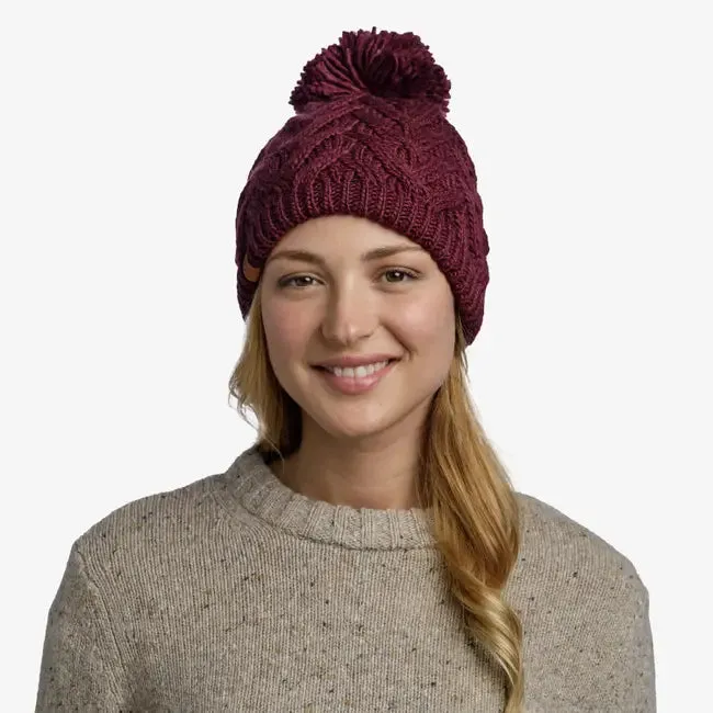 Knitted & Fleece Band Beanie - Caryn Dahlia