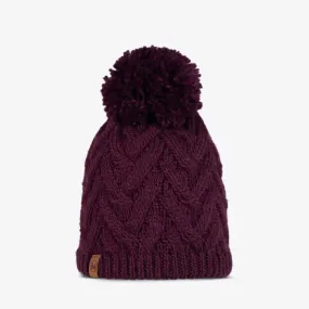 Knitted & Fleece Band Beanie - Caryn Dahlia