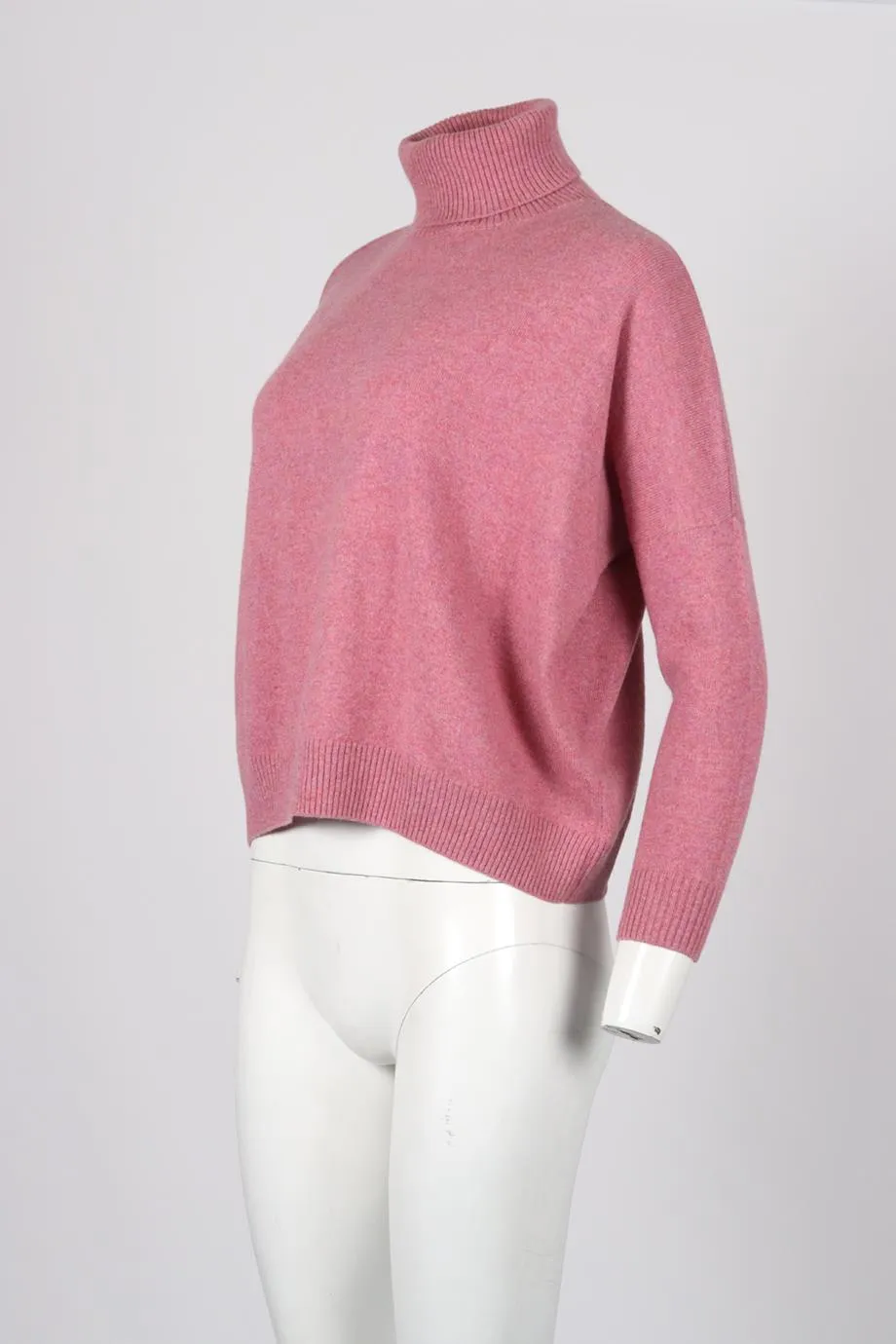 KUJTEN CASHMERE TURTLENECK SWEATER UK 10