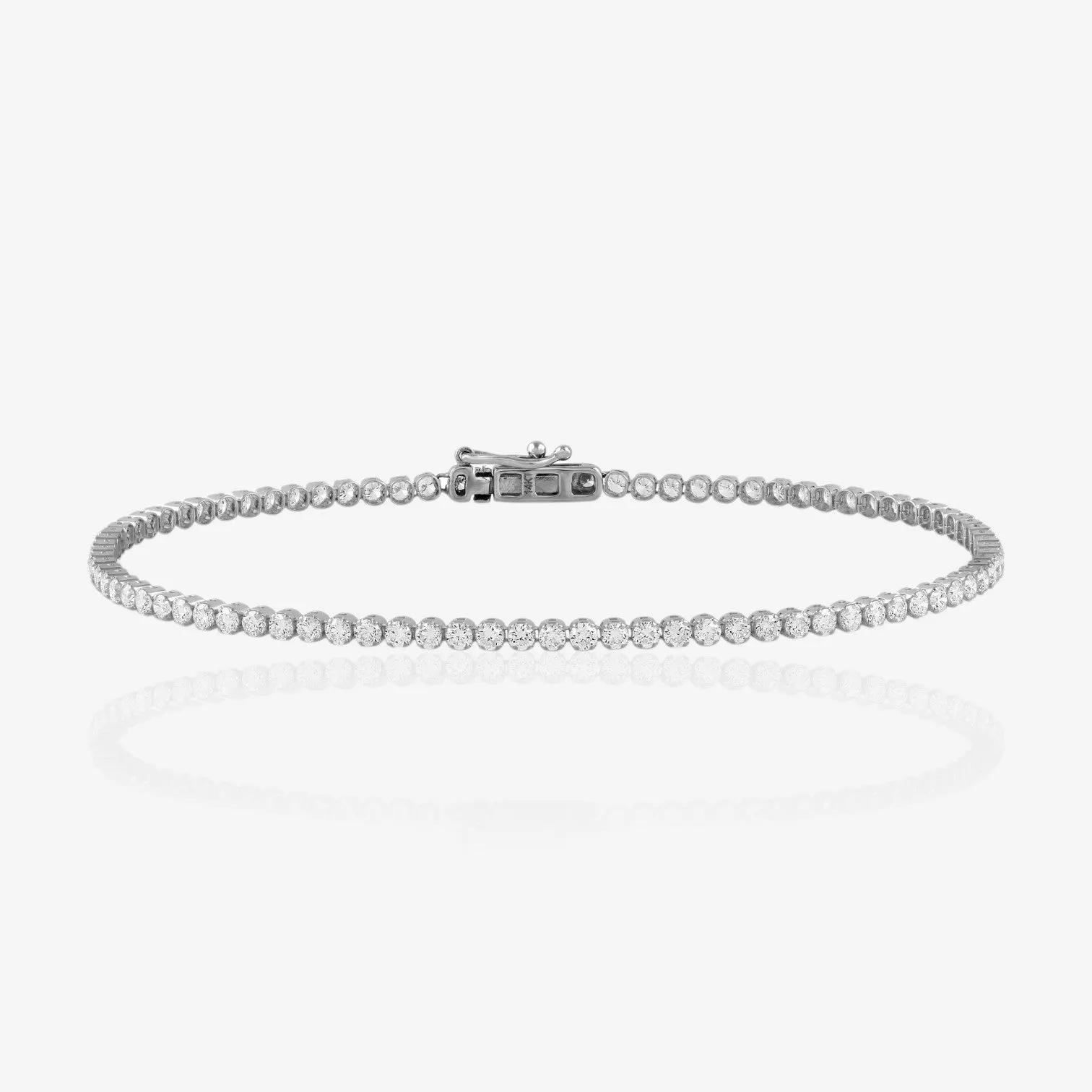 Lab Grown Light Weight Tennis Bracelet