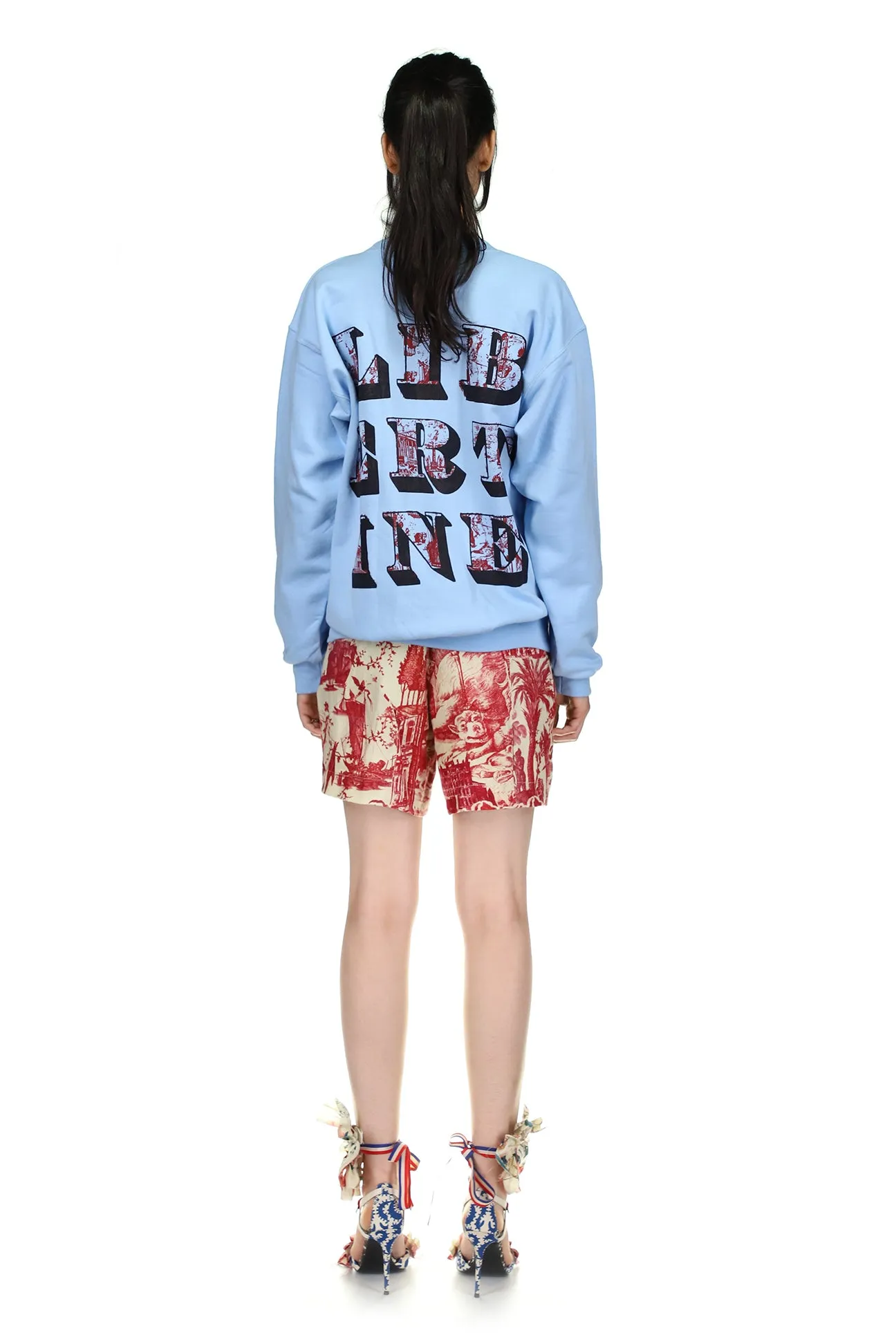 Libertine Stamps Pullover Sweatshirt