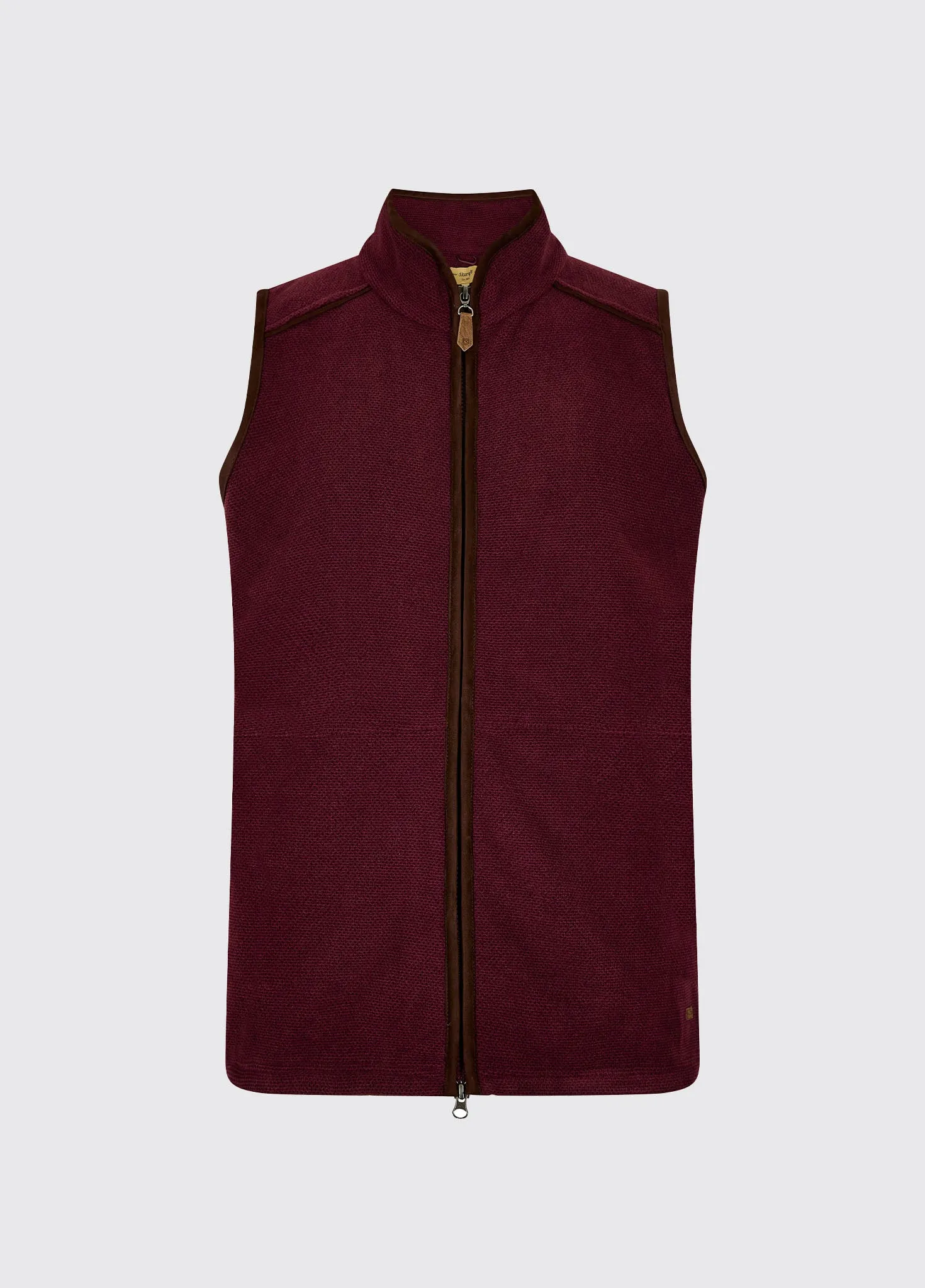 Lifford Fleece Gilet - Ox Blood