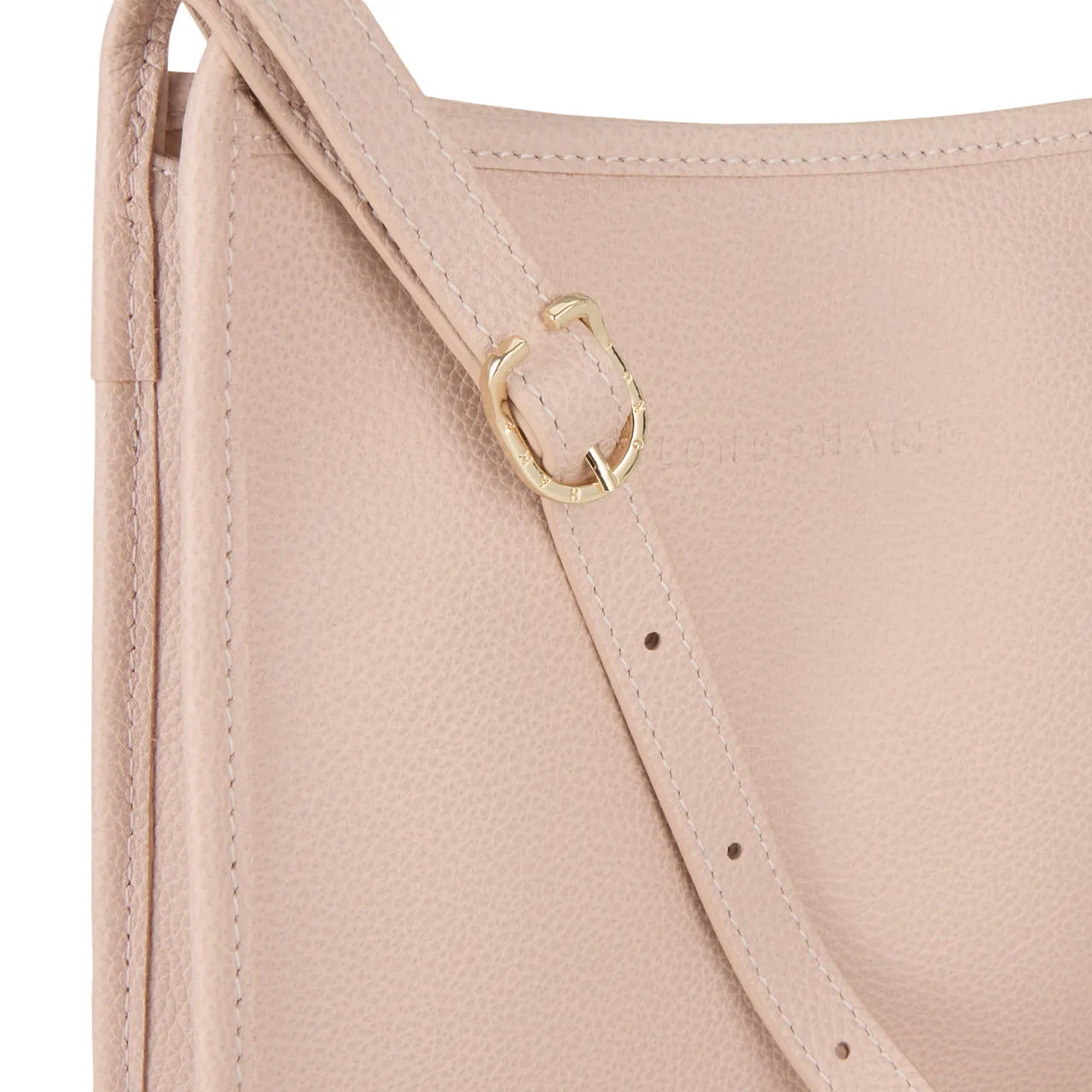 LONGCHAMP The Sustainable Edit Le Foulonné Small Crossbody Bag - Nude