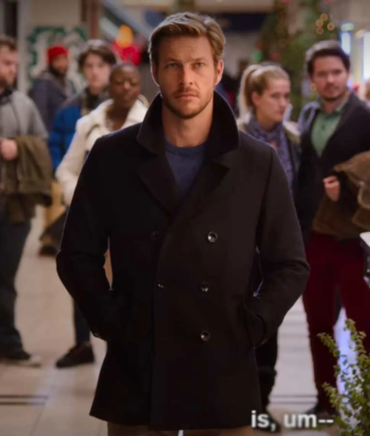 Luke Bracey Holidate 2020 Jackson Peacoat | Abbraci