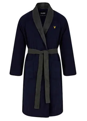 Lyle & Scott Mens Peacoat Adrian Bathrobe