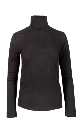 MAJESTIC FILATURES Turtleneck Cotton-Cashmere Turtleneck Top