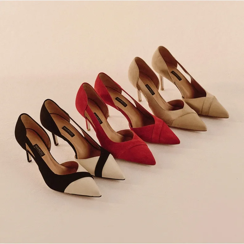 Marco Shoes Martini stilettos red