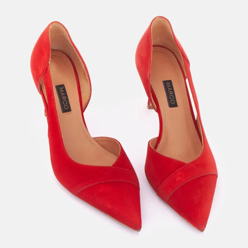 Marco Shoes Martini stilettos red