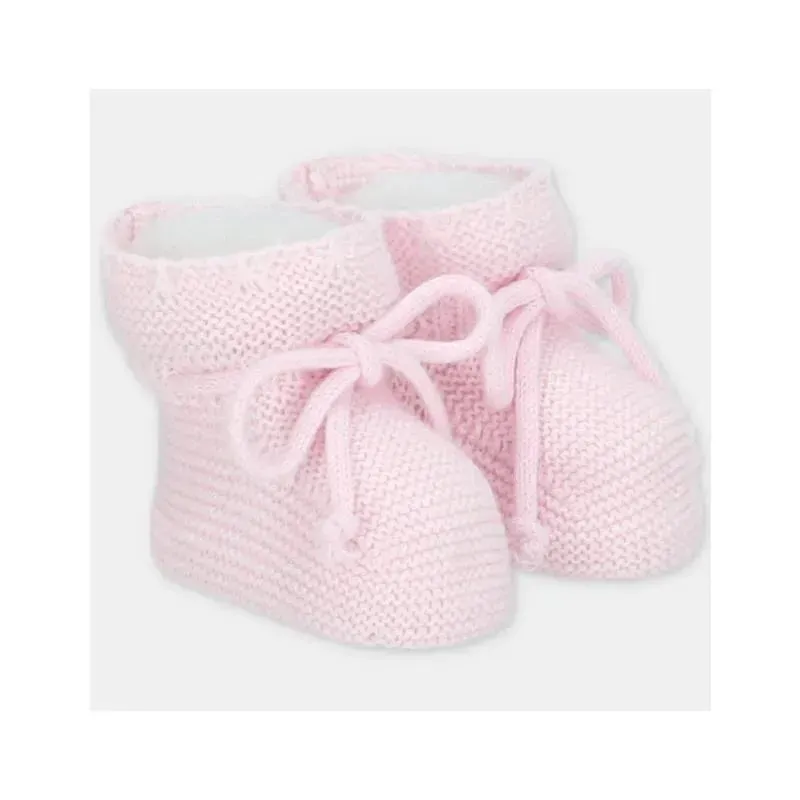 Martin Aranda - Baby Booties Knit Chiara, Pastel Blue