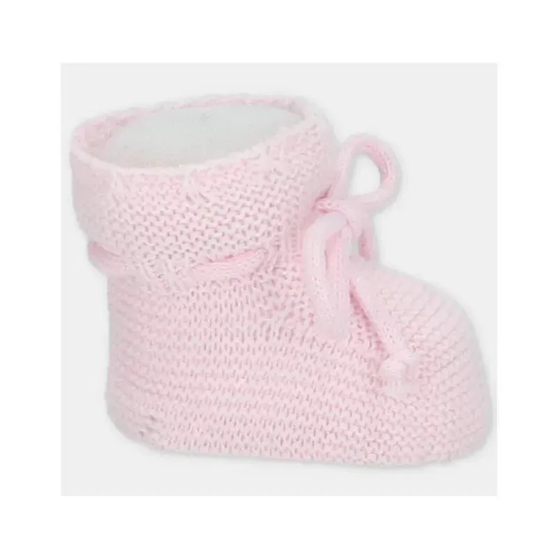 Martin Aranda - Baby Booties Knit Chiara, Pastel Blue