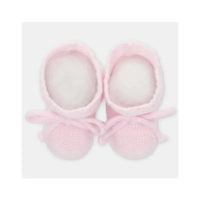 Martin Aranda - Baby Booties Knit Chiara, Pastel Blue